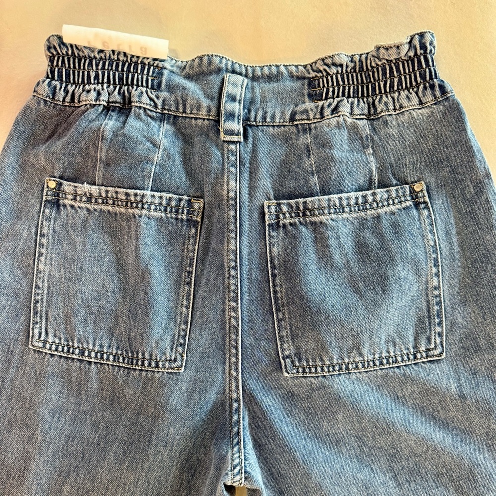 NWT PETRA153 High-Rise Paper-Bag Retro Jeans 100% Cotton (11/29) - Picture 14 of 15